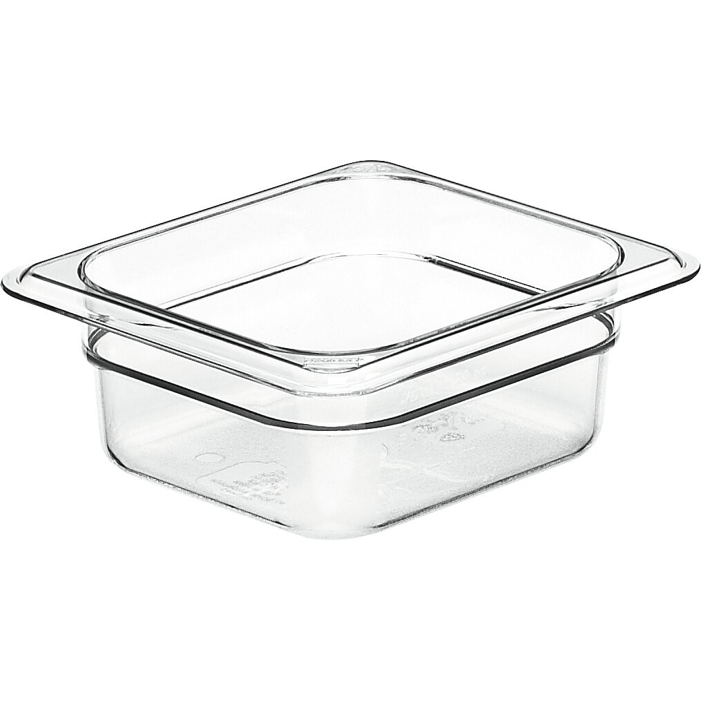 GN-Behälter GN 1/6 176 x 162 x 65 mm Copolymer BPA-frei transparent